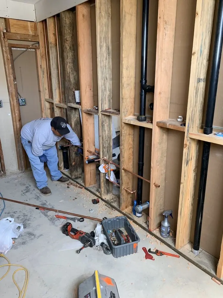 Commercial rough-in plumbing for Gas Line Repair in Southeast Elgin